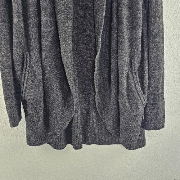 Barefoot Dreams 452 cozy lite pocket open cardigan Large XL - Picture 4 of 10